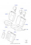 Обивка задних сидений (Кожа/замша)