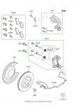 Диски и суппорты задних тормозов (Версия SVR, Комплект SVR-Special Vehicle Racing)