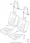 Обивка задних сидений (РЯд 3, Кожа/замша, Изготовитель - Changsu (Китай), Сдвоенн.отдельн. сиденье 3-го ряда)