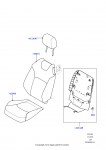 Обивка передних сидений (Перфорированная кожа Taurus, Сборочный завод Хэйлвуд)