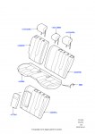 Обивка задних сидений (Кожа Taurus, Страна изготовления — Бразилия, Складн.сид.2го ряда 60/40 (3мест.))