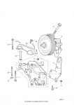 Насос рулевого усилителя с кронштейном (4,6 л V8 EFI L/R бензин, 4,0 л V8 L/R EFI бензин)