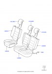 Обивка задних сидений (С задн.сиденьем с раздел. 65/35)