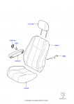 Обивка передних сидений (Alcantara - ткань (B-C))