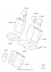 Обивка задних сидений (Alcantara - ткань (B-C))