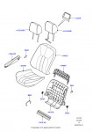 Обивка передних сидений (Стандартная кожа Blenheim)