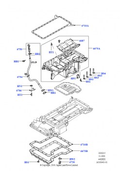 Масл. картер/указат. уровня масла (M62 B44 4.4 V8 бензин)