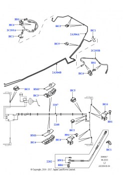 Задние тормозные трубопроводы (M62 B44 4.4 V8 бензин, M57 D30 3.0 дизель)