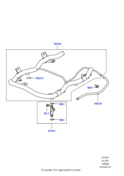 Топливные форсунки и трубопроводы (M62 B44 4.4 V8 бензин)