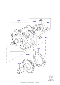 Топл.насос выс.давл.-дизель (M57 D30 3.0 дизель)