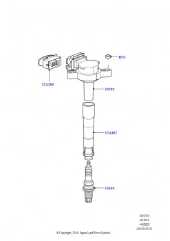Катушка заж.и провода/свечи заж. (M62 B44 4.4 V8 бензин)