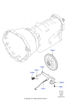 Механизмы управл. коробки передач (M62 B44 4.4 V8 бензин, 5-ступенчат. автоматич. Steptronic)