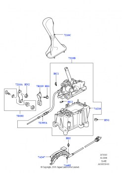 Перекл.пер.-Автомат.кор.пер. (M57 D30 3.0 дизель, 5-ступенчат. автоматич. Steptronic)