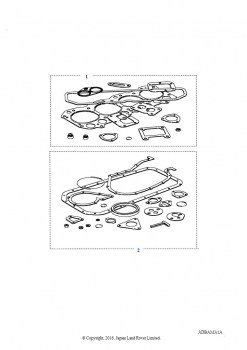 Прокладки (2,25 л 4 цил. L/R бензин)