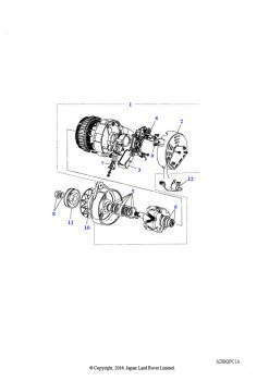 Генератор - синхронное включение с аккумулятором (3,5 л V8 сдвоенный карбюратор, L/R бензин)