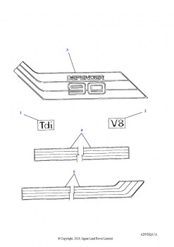 Кузовные ленты - с (V) HA456061 до (V) HA906595