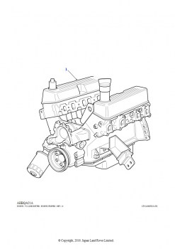 Двигатель разобранный (3,5 л V8 сдвоенный карбюратор, бензин, Без каталитического нейтрализатора)