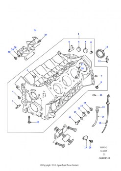 Блок Цилиндров (3,5 л V8 сдвоенный карбюратор, бензин)