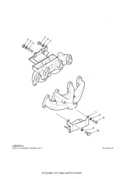 Тепловой экран (3,5 л V8 сдвоенный карбюратор, бензин)