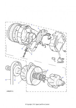 Генератор (3,5 л V8 сдвоенный карбюратор, бензин)