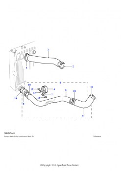 Шланги интеркулера (2.5L TDi)