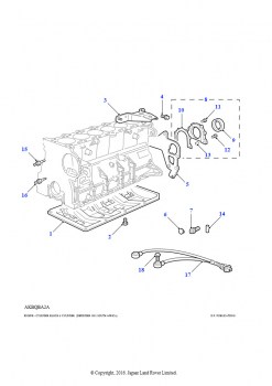 Компоненты блока цилиндров (2,8 л 6 цил. BMW M52 бензин)