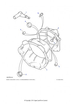 Колоколообразный кожух (2,8 л 6 цил. BMW M52 бензин, Механическая коробка передач, 2,8 л 6 цил. BMW M52 бензин, 5-ступ. мех. коробка передач)