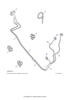 Топливные трубки (4,0 л V8 EFI бензин, 50 LE, 2,8 л 6 цил. BMW M52 бензин)