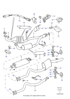 Передние и задние (3,5 л V8 сдвоенный карбюратор, L/R бензин, 90