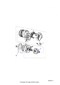 Генератор переменного тока Lucas A127 (V8, EFI, бензин)