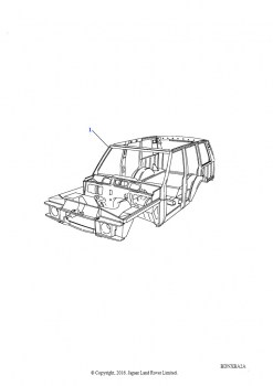 Каркас кузова (4-дверный Station Wagon)