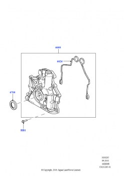 Масляный насос (4.4L DOHC DITC V8 Diesel)