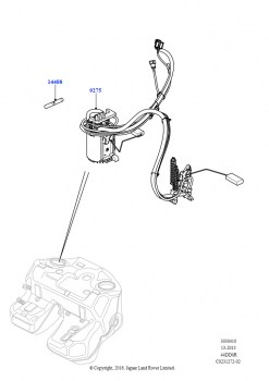 Топливный насос и датчик (4.4L DOHC DITC V8 Diesel)