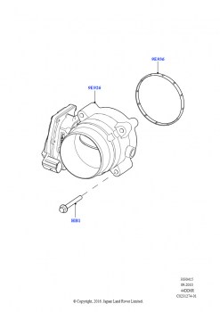 Корпус дроссельной заслонки (4.4L DOHC DITC V8 Diesel)