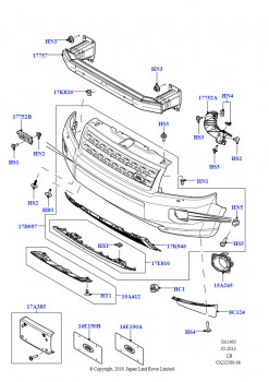 Решетка радиатора и передний бампер