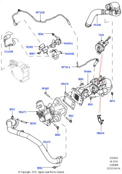 Рециркуляция отработавших газов (2.2L CR DI 16V Дизельный)