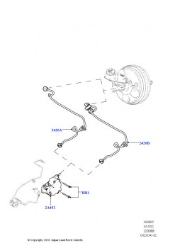 Вакуумное управл. и впуск воздуха (2.2L DOHC EFI TC DW12, 2.2L CR DI 16V Дизельный)