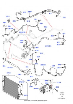 Конденс./компресс.сист.кондиц.возд. (4.4L DOHC DITC V8 Diesel)