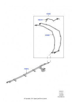 Топливные магистрали (4.4L DOHC DITC V8 Diesel)