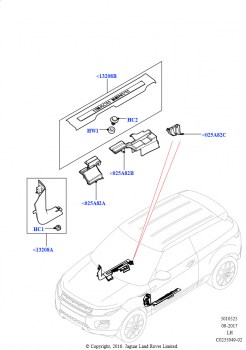 Боковая отделка (Порог, 3 Door, Сборочный завод Хэйлвуд)