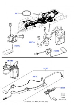 Топливный насос и датчик (AJ бензин 4.4 V8 EFI (220кВт))