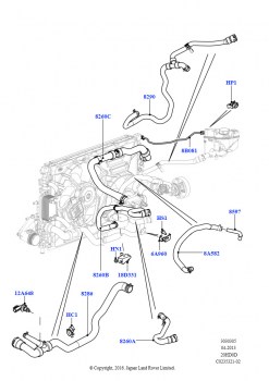 Трубопр.и шланги сист.охлажд. (2.0L 16V TIVCT T/C 240PS бензиновый, Сборочный завод Хэйлвуд)