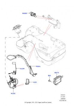 Топливный насос и датчик (2.0L 16V TIVCT T/C Gen2, бензин, Сборочный завод Хэйлвуд, 2.0L 16V TIVCT T/C 240PS бензиновый, Сборочный завод Хэйлвуд)