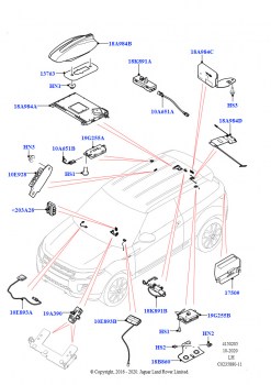 Антенна (3 Door, Сборочный завод Хэйлвуд, 5-дверный, Сборочный завод Хэйлвуд)