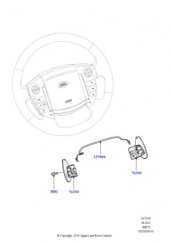 Перекл.пер.-Автомат.кор.пер. (Рулевое колесо, Дизельный 3,0 V6, 8-ступенч.авто.кор.пер.ZF 8HP70 4WD, 3.0L DOHC GDI SC V6 БЕНЗИНОВЫЙ, 8-ступенч.авто.кор.пер.ZF 8HP70 4WD, 3.0 V6 D G
