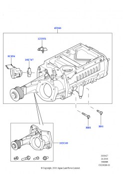 Компрессор супернаддува (5,0 л OHC SGDI SC V8 бензин - AJ133, 5.0 бензиновый AJ133 DOHC CDA, 5.0L P AJ133 DOHC CDA S/C Enhanced)