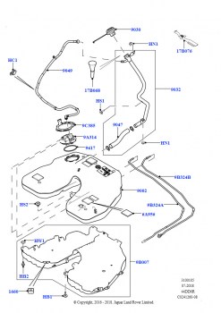 Топл. бак и сопутствующие эле. (4.4L DOHC DITC V8 Diesel)