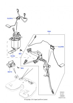 Топливный насос и датчик (3.0L DOHC GDI SC V6 БЕНЗИНОВЫЙ)