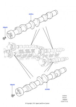 Распределительный Вал (Сборка на заводе в г. Солихалл, 3.0L DOHC GDI SC V6 БЕНЗИНОВЫЙ)