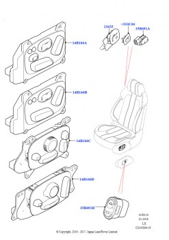 Переключатели (Передние сиденья)